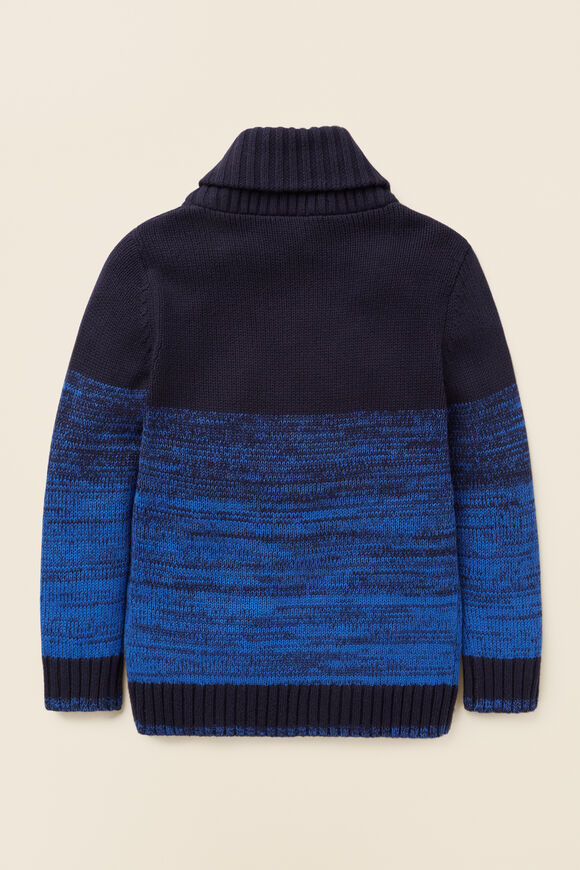 Mixy Stripe Knit  Midnight Blue  hi-res