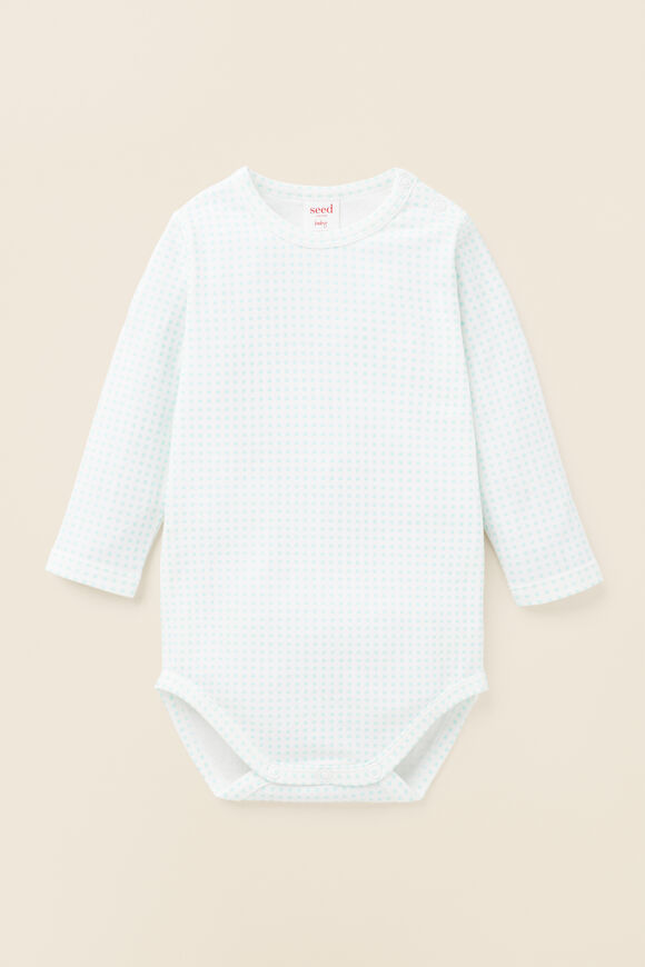 Mini Spot Bodysuit  Fresh Mint  hi-res