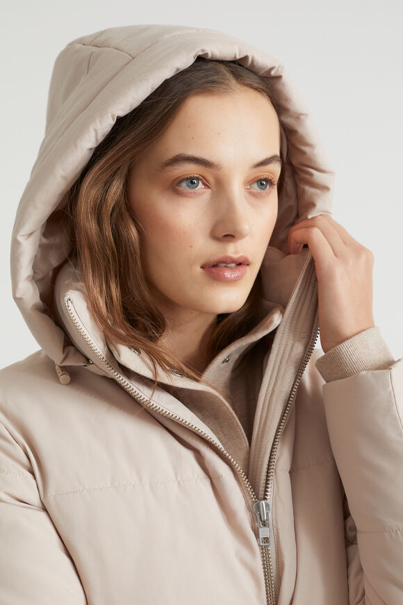 Mid Length Puffer  Soft Mink  hi-res