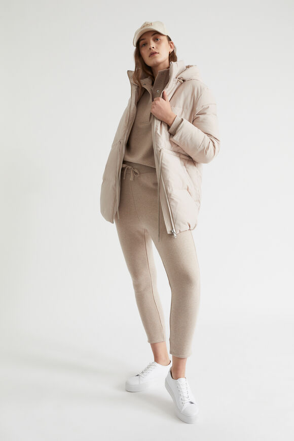 Mid Length Puffer  Soft Mink  hi-res