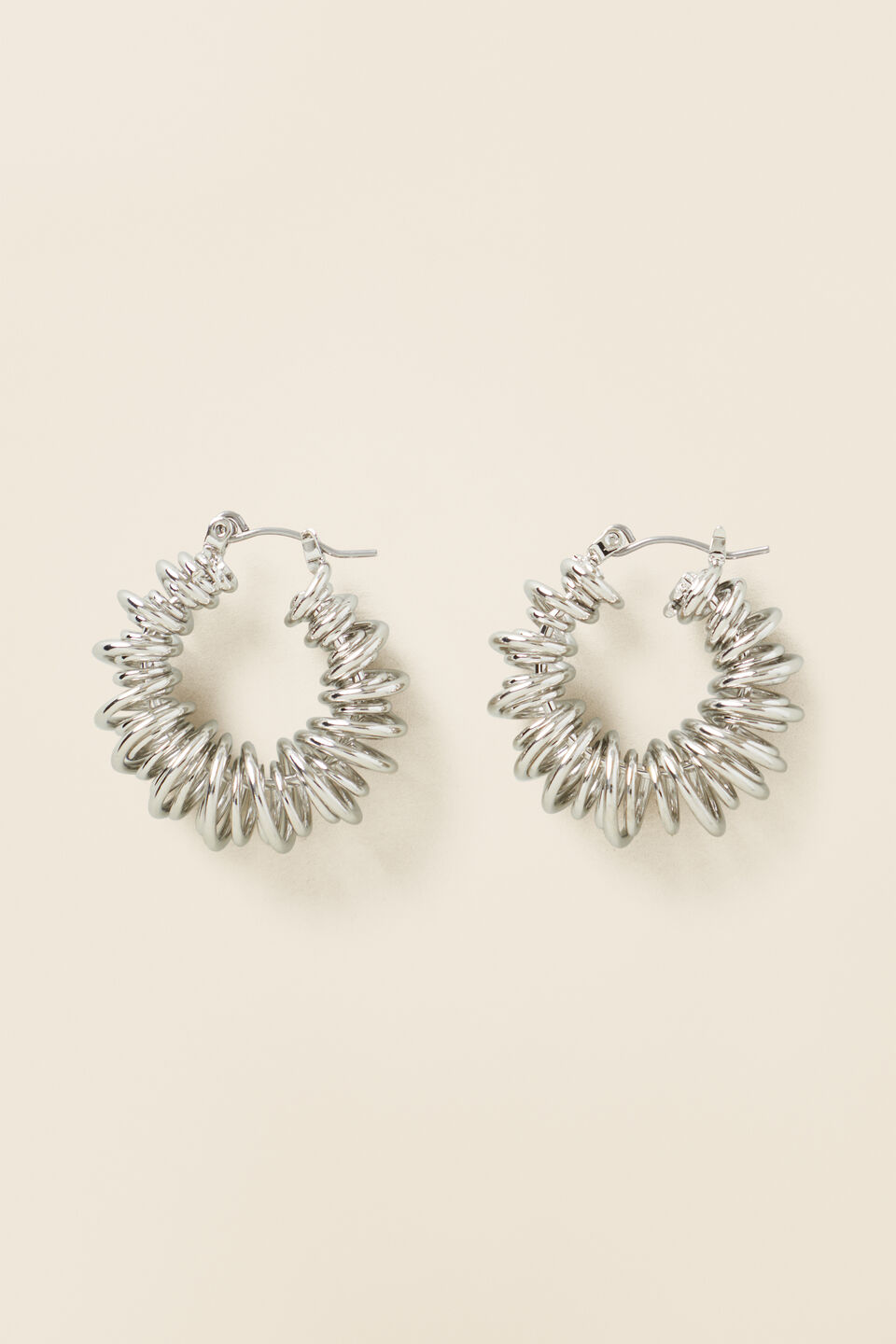 Coil Hoop  Silver