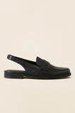 Monique Leather Slingback Loafer  Black  hi-res