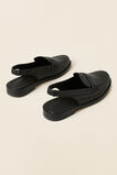 Monique Leather Slingback Loafer  Black  hi-res