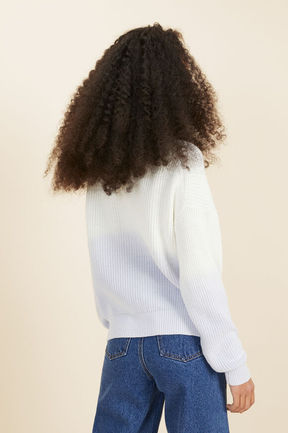 Ombre Knit  Baby Blue  hi-res