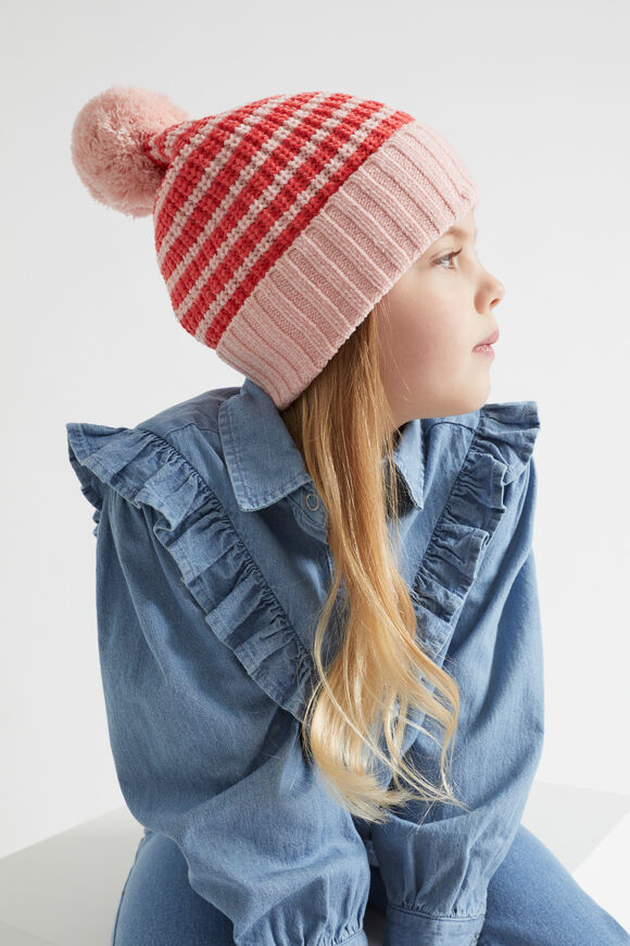 Stripe Beanie  Multi  hi-res