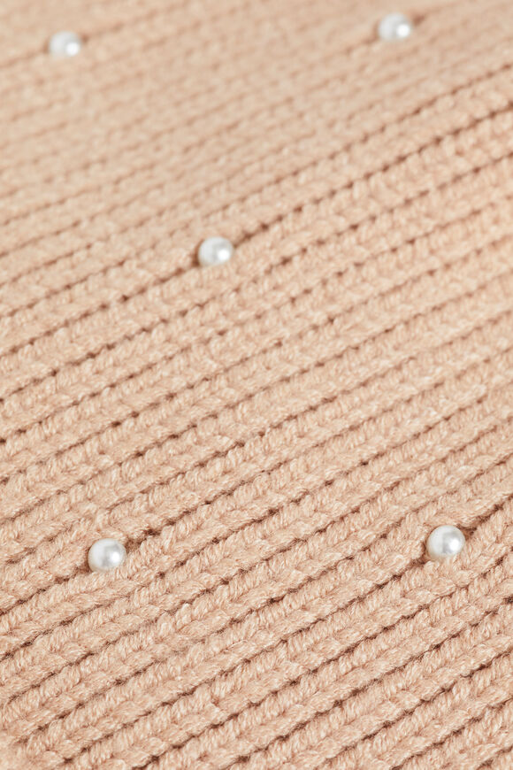 Pearl Beanie  Sand  hi-res