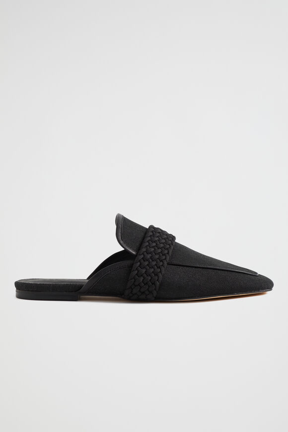 Monica Canvas Mule  Black  hi-res