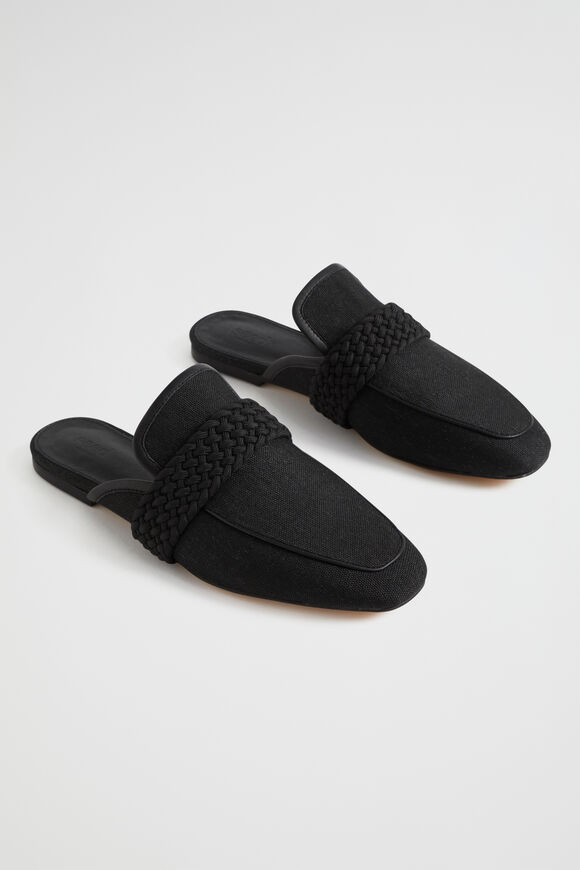 Monica Canvas Mule  Black  hi-res