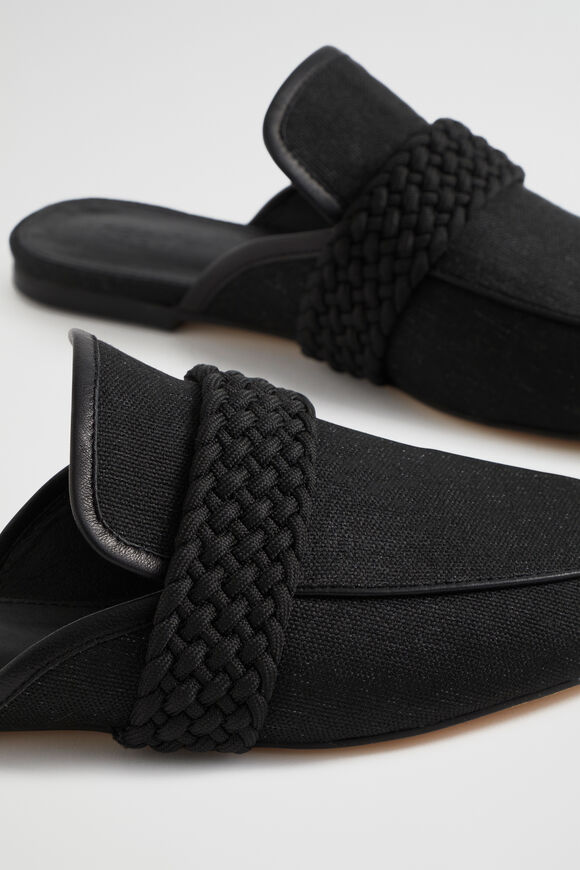 Monica Canvas Mule  Black  hi-res