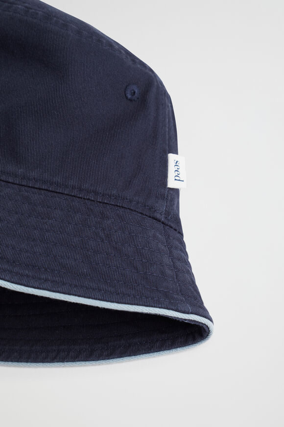 Initial Emb Bucket Hat  J  hi-res