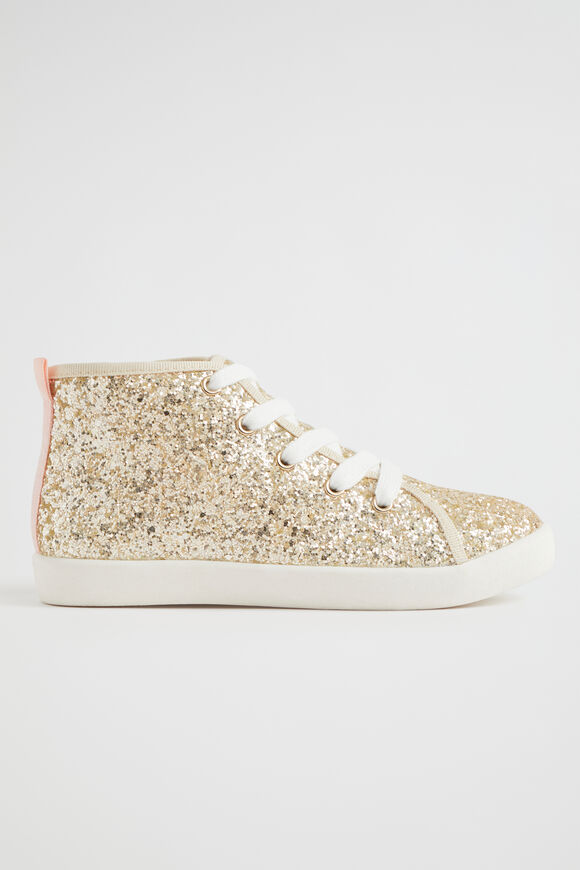 Glitter Hightop  Gold  hi-res