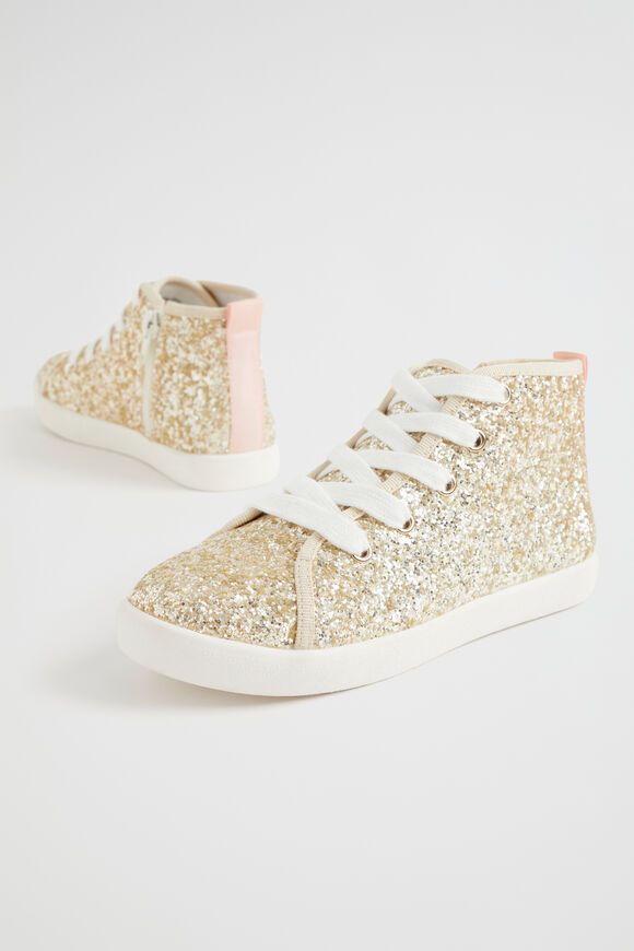 Glitter Hightop  Gold  hi-res