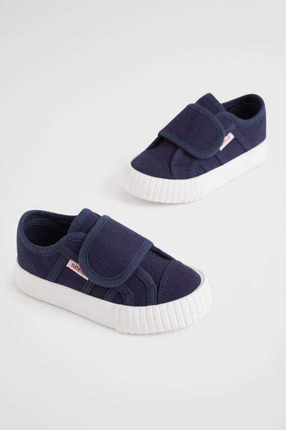 Mini Canvas Tab Sneaker  Navy  hi-res