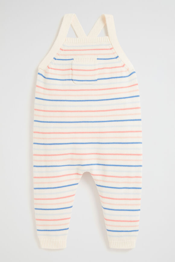 Stripe Knit Overall  Multi  hi-res