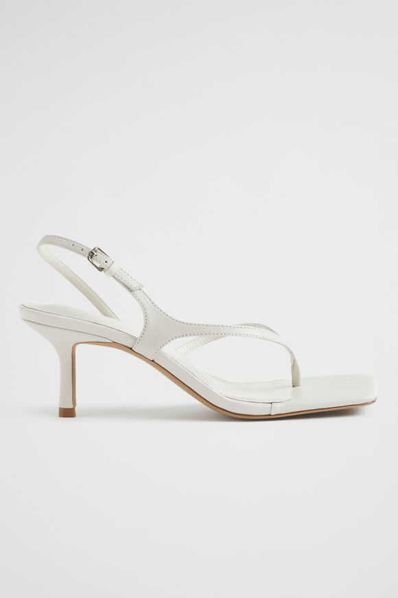 Janelle Mid Heel Sandal  Cream  hi-res