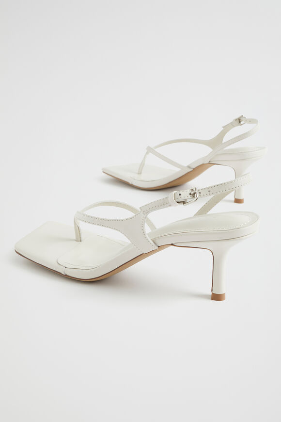 Janelle Mid Heel Sandal  Cream  hi-res