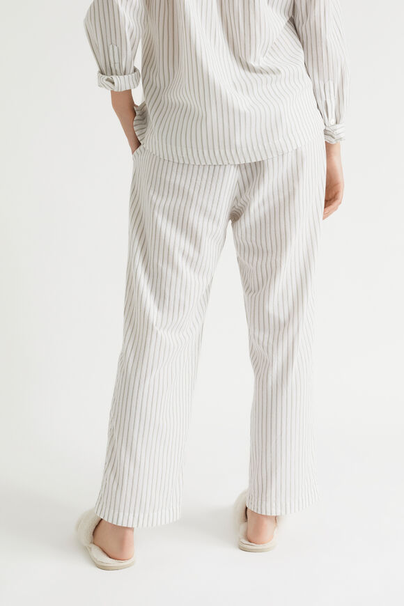 Cotton Pyjama Pant  Olive Stripe  hi-res