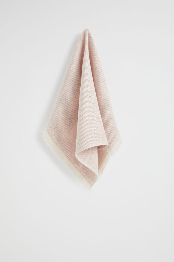 Textured Tea Towel  Blush  hi-res