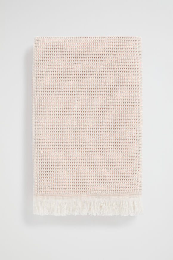 Textured Tea Towel  Blush  hi-res