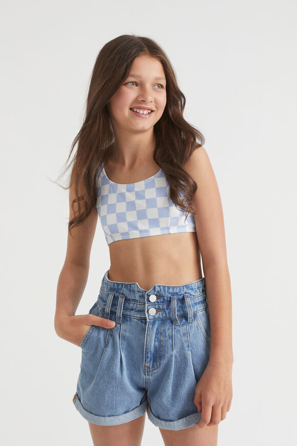 Check Bikini  Sky Blue  hi-res
