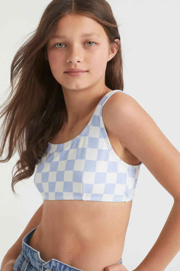 Check Bikini  Sky Blue  hi-res