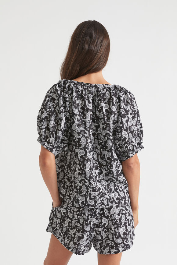Linen Paisley Pleat Short  Ditsy Paisley  hi-res