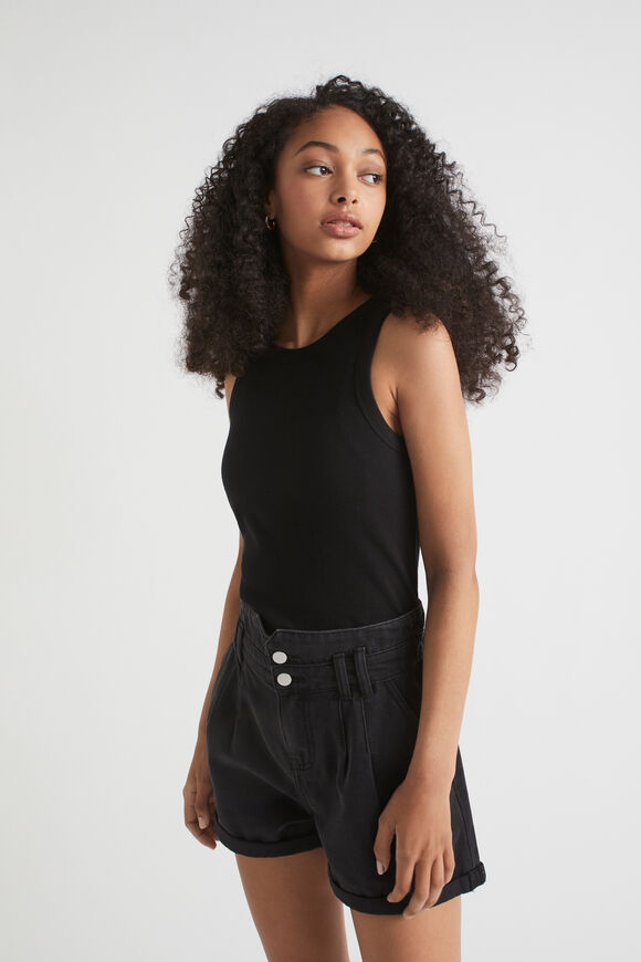 Core Rib Tank  Black  hi-res