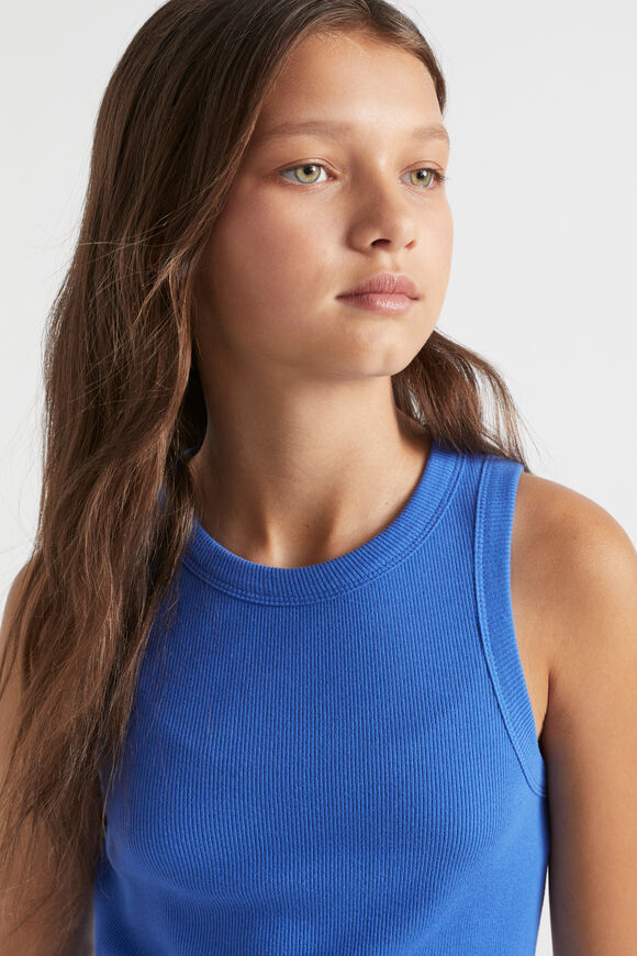 Core Rib Tank  Cobalt Blue  hi-res