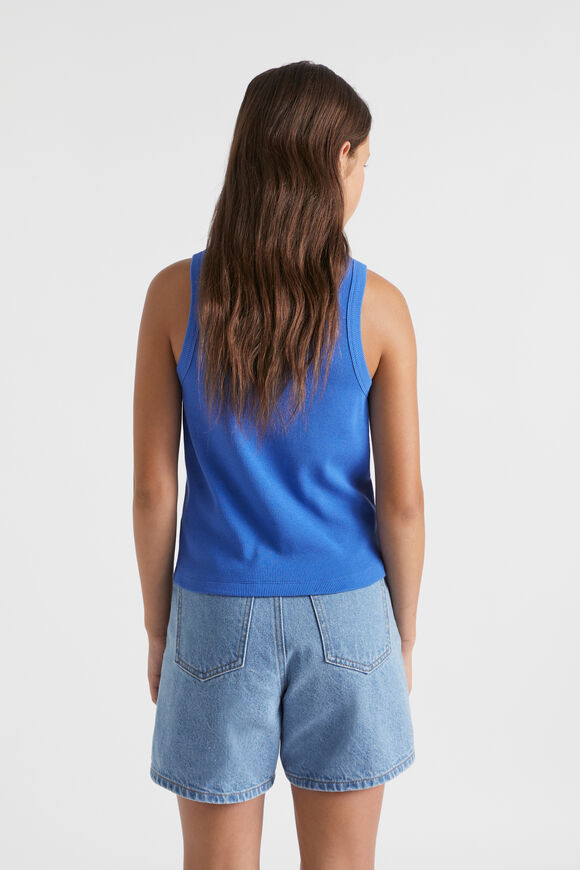 Core Rib Tank  Cobalt Blue  hi-res