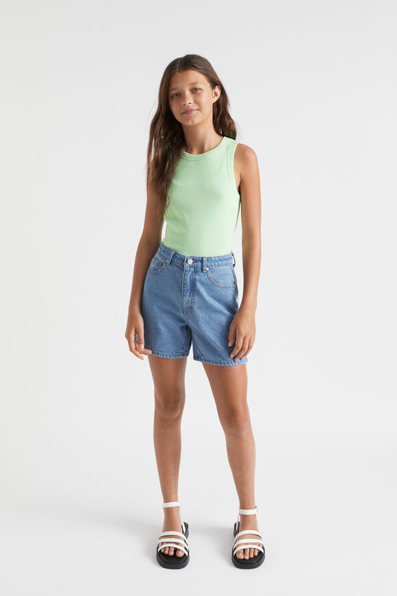 Core Rib Tank  Lime green  hi-res