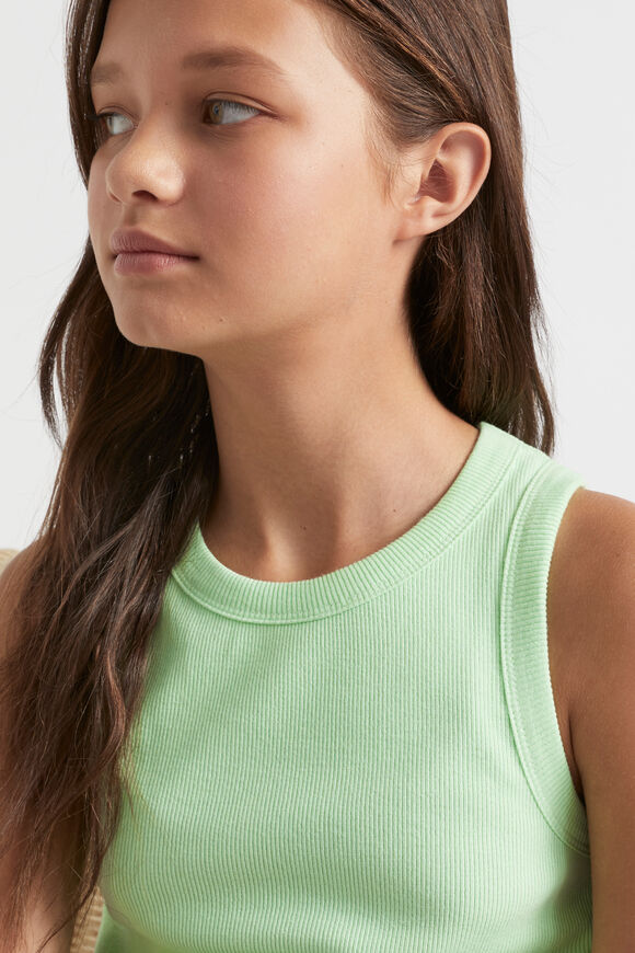 Core Rib Tank  Lime green  hi-res