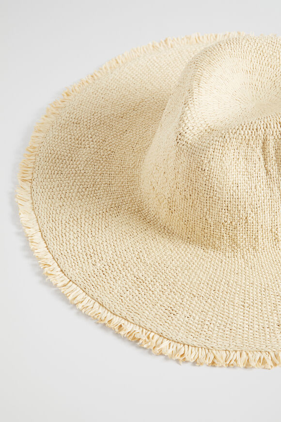 Essential Wide Brim Panama  Natural  hi-res