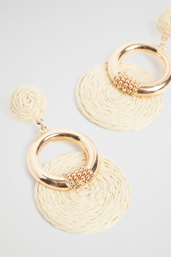 Natural Tier Earring  Natural Gold  hi-res