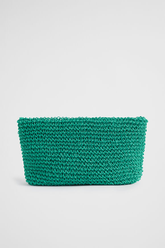 Logo Straw Pouch  Deep Teal  hi-res