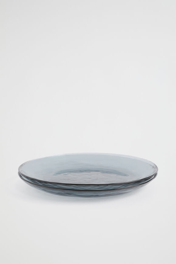 Frida Plate Set of 2  Smoke Grey  hi-res