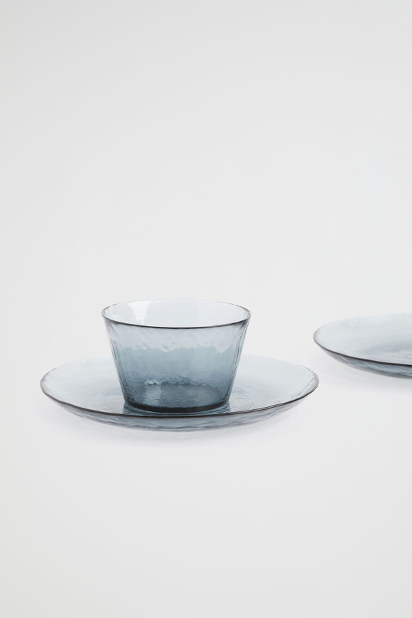 Frida Plate Set of 2  Smoke Grey  hi-res