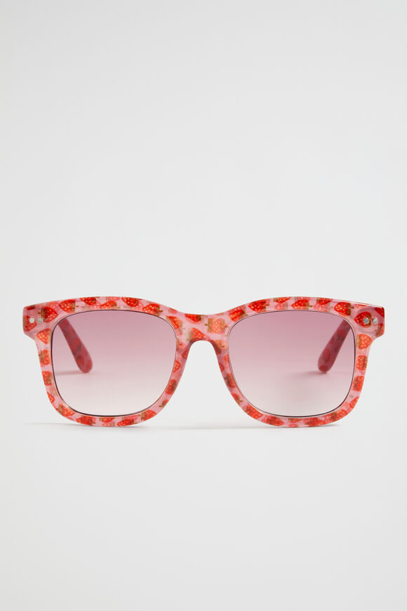 Strawberry Print Waymax Sunglasses  Multi  hi-res