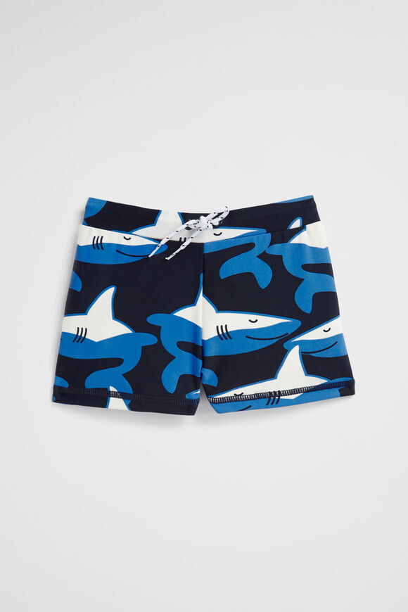 Shark Swim Short  Midnight Blue  hi-res