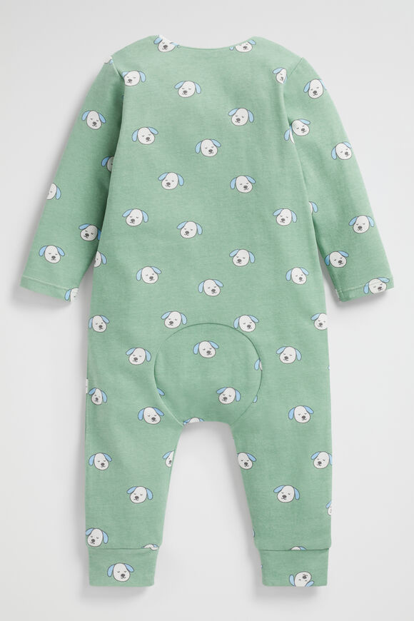Puppy Zipsuit  Gum Leaf  hi-res