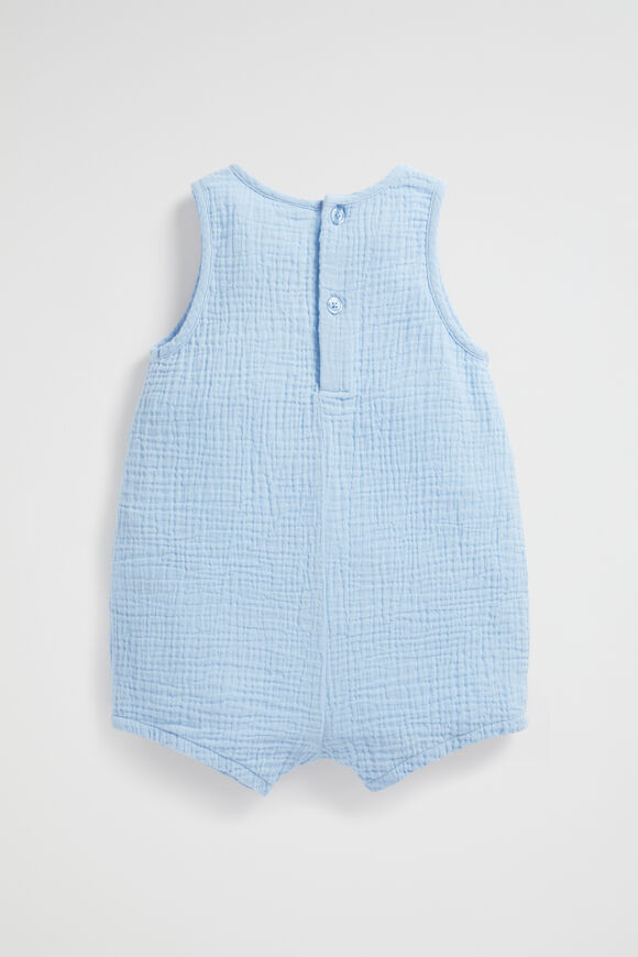 Pocket Romper  Water Blue  hi-res