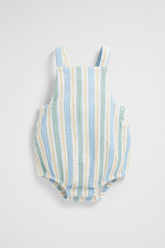 Stripe Romper  Canvas  hi-res