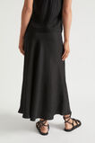 Satin Skirt  Black  hi-res