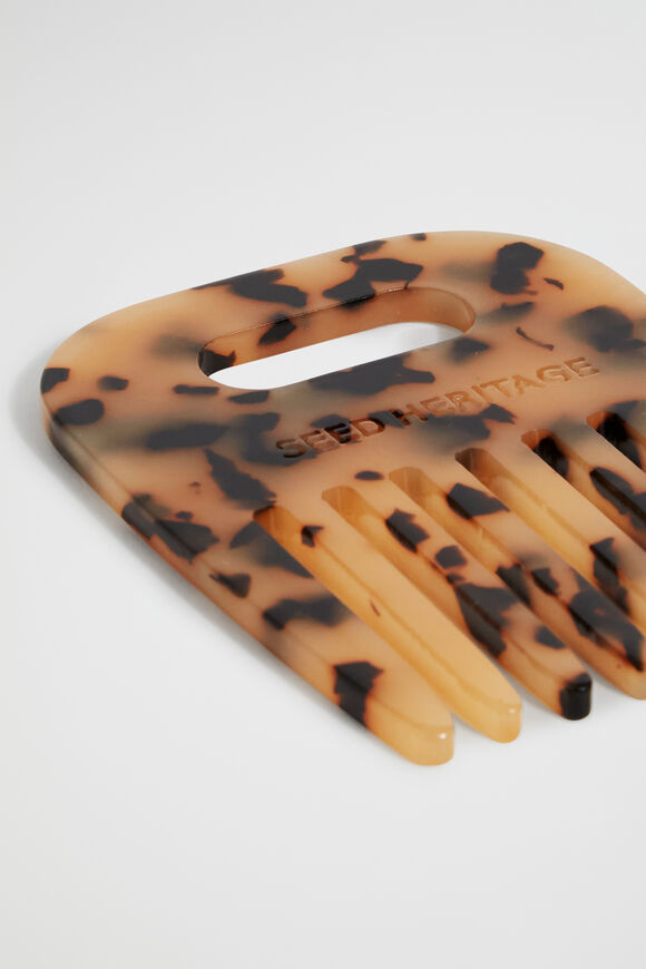 Mini Resin Comb  Milky Tort  hi-res