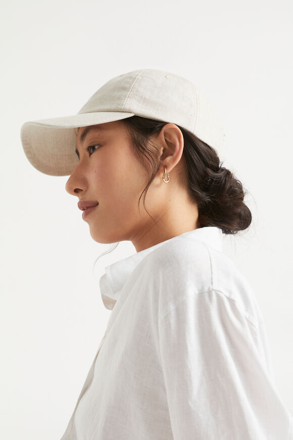 Linen Soft Cap  Natural  hi-res