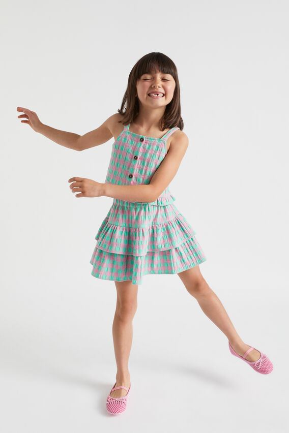 Gingham Cami  Candy Pink  hi-res