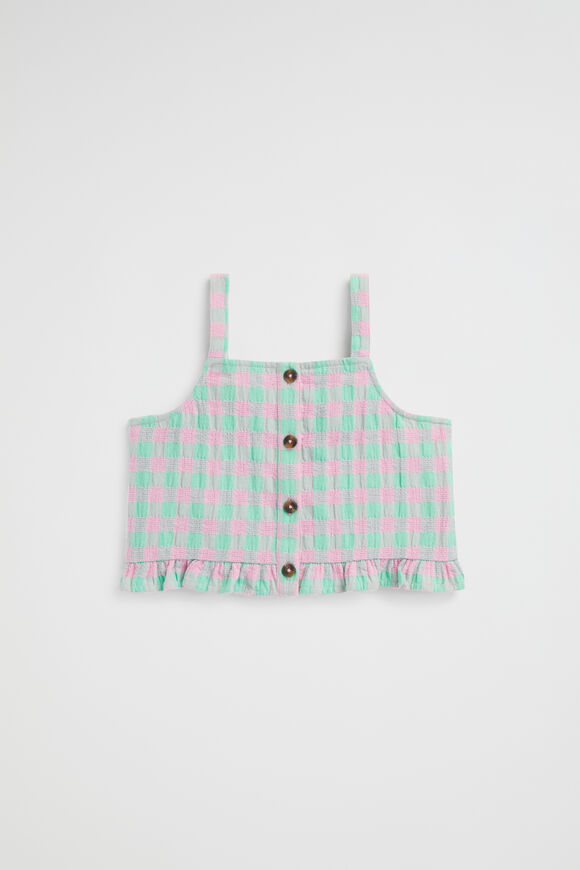Gingham Cami  Candy Pink  hi-res