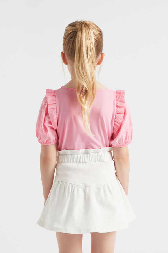 Puff Sleeve Tee  Candy Pink  hi-res