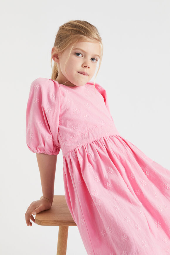 Embroidered Dress  Candy Pink  hi-res