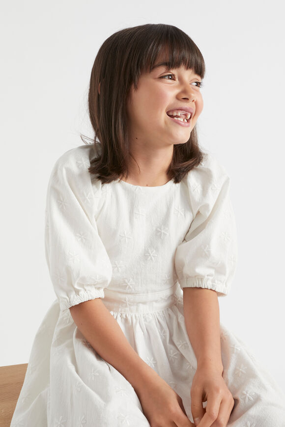 Embroidered Dress  Vintage White  hi-res