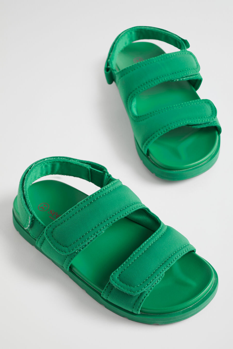 Padded Sandal  Palm Green